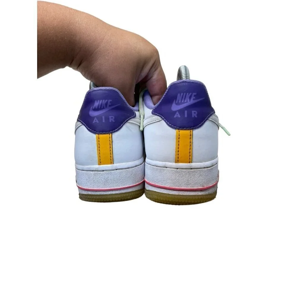 Nike Air Force 1 LV8 (GS) Shoes White Space Purple Style FD1035 100 Size 7Y